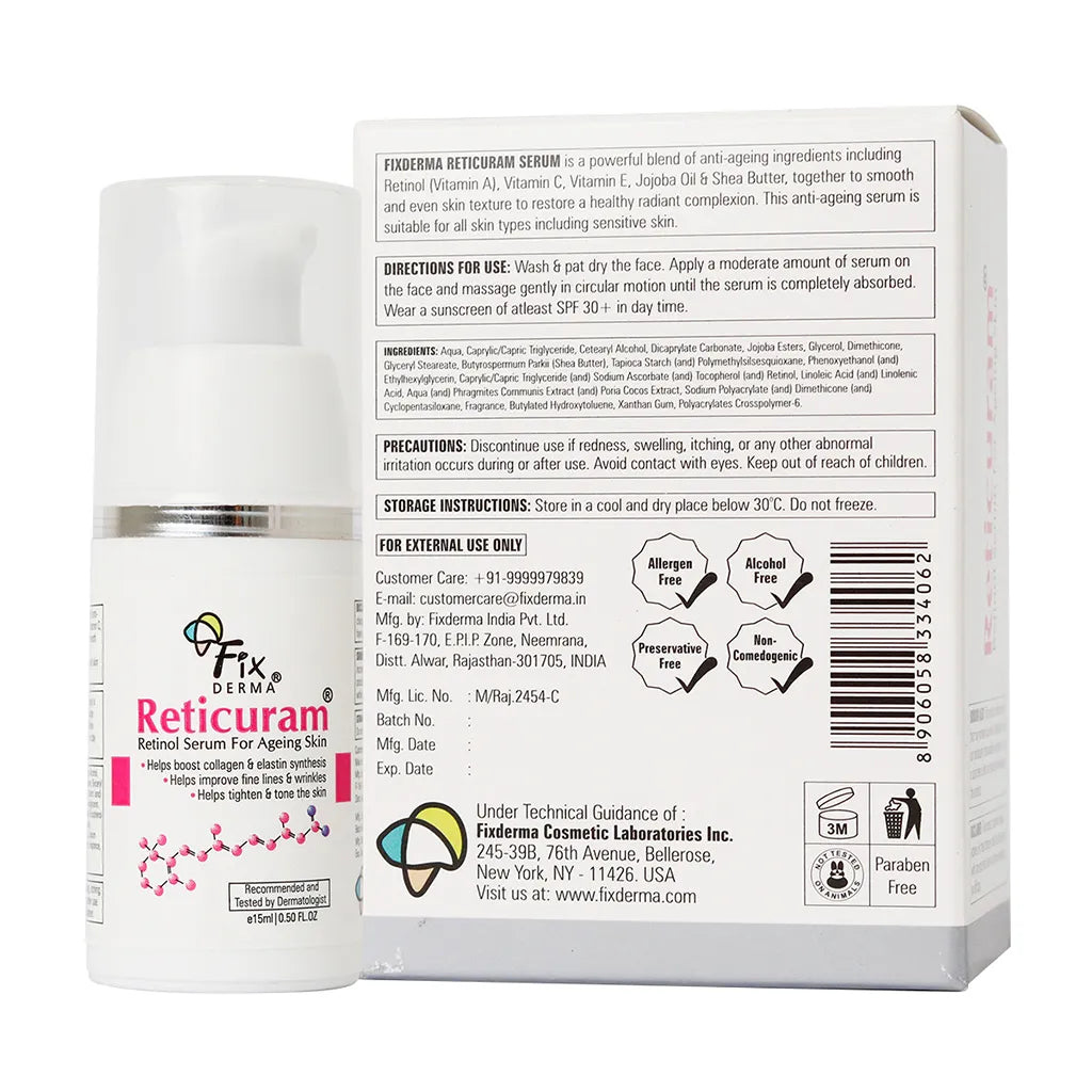 Fixderma Reticuram Serum | 15 ml | iBellaa