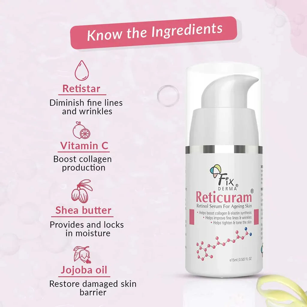 Fixderma Reticuram Serum | 15 ml | iBellaa