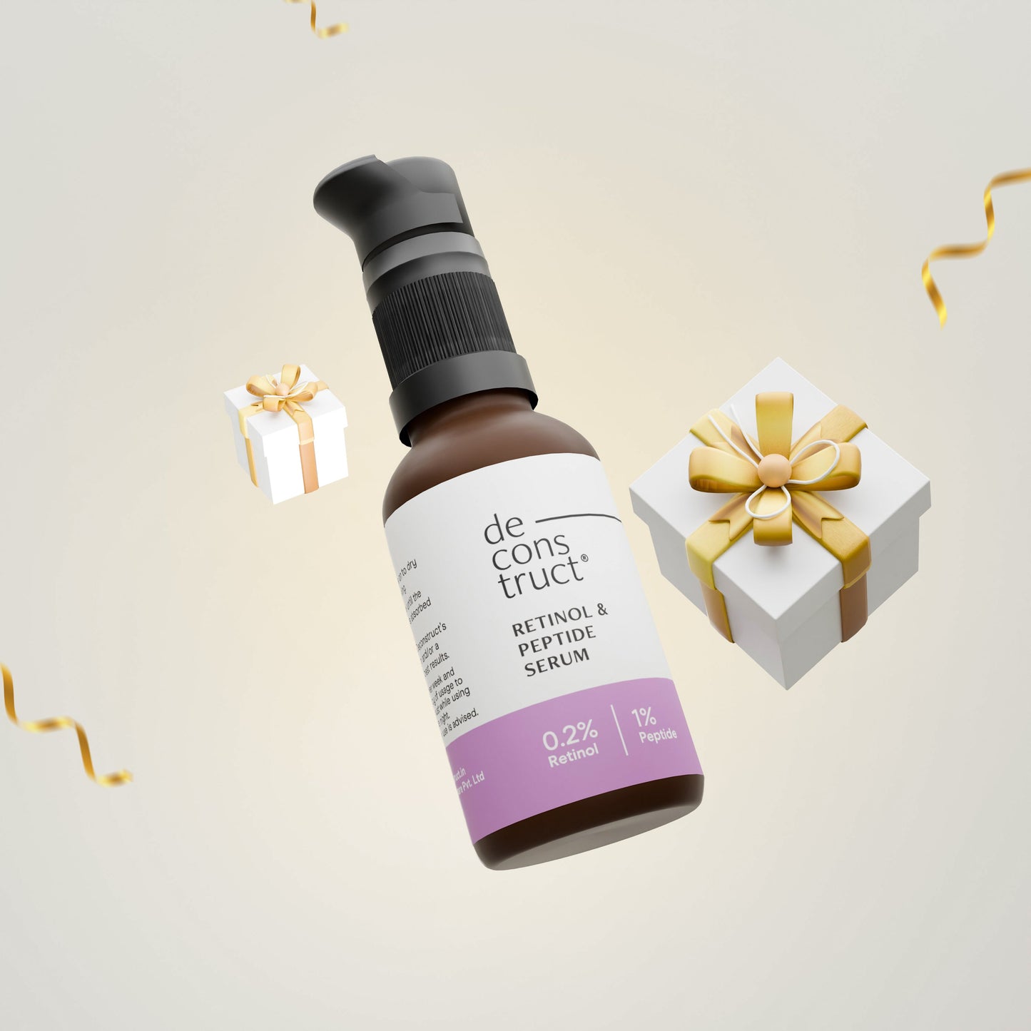 Deconstruct Retinol & Peptide Serum - 0.2% Retinol + 1% Peptide | 30 ml | iBellaa