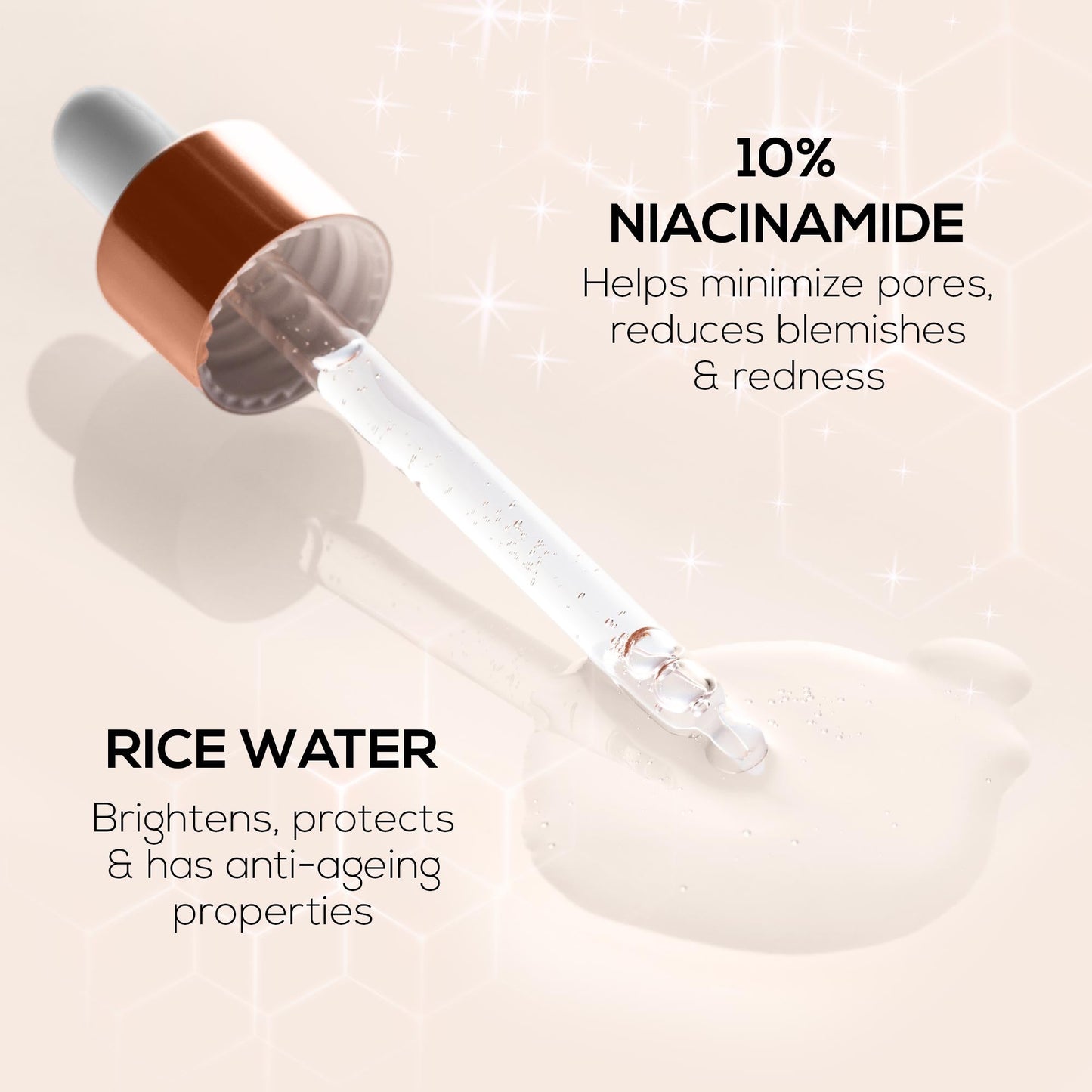 RENEE Rice Water & 10% Niacinamide Serum, 30ml | iBellaa