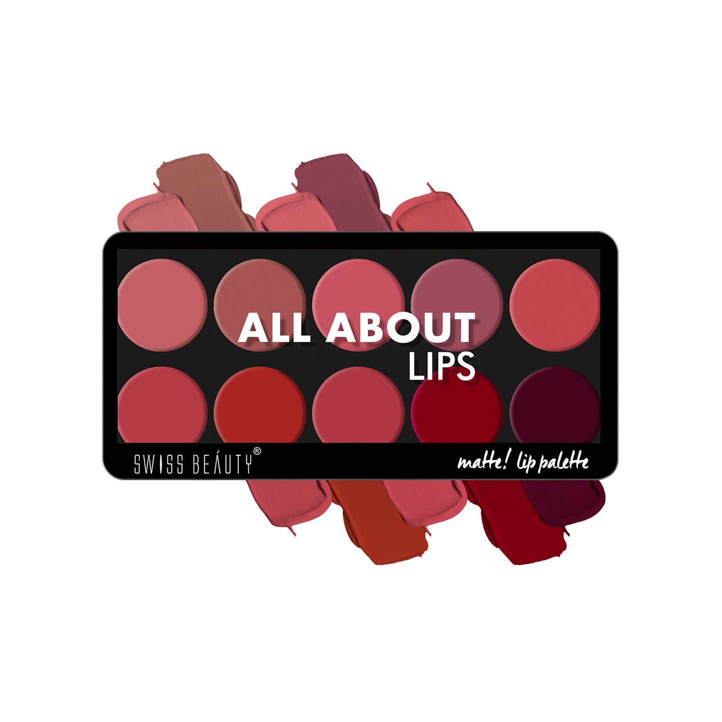 Swiss Beauty Matte Lip Palette | 12 g | iBellaa