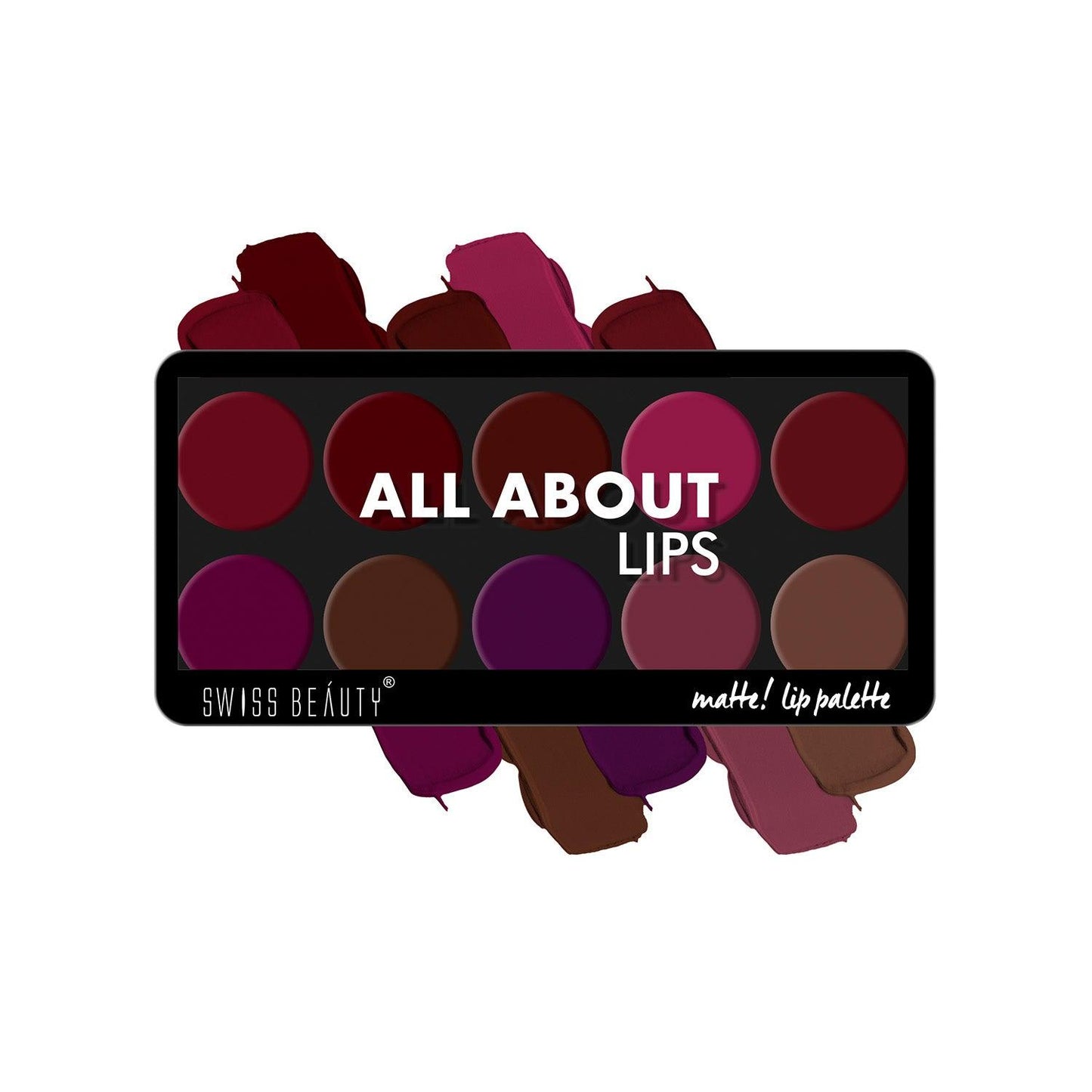 Swiss Beauty Matte Lip Palette | 12 g | iBellaa
