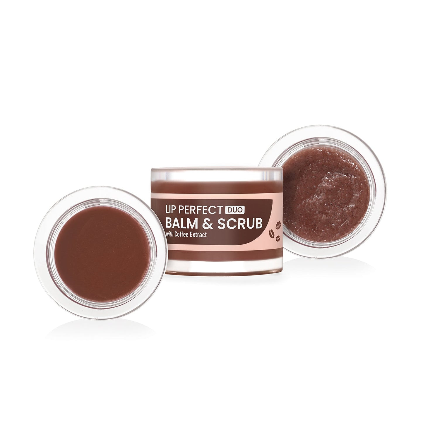 Swiss Beauty Lip Perfect Duo Balm & Scrub with Coffee Extract | 3.5 g + 3.5 g | iBellaa