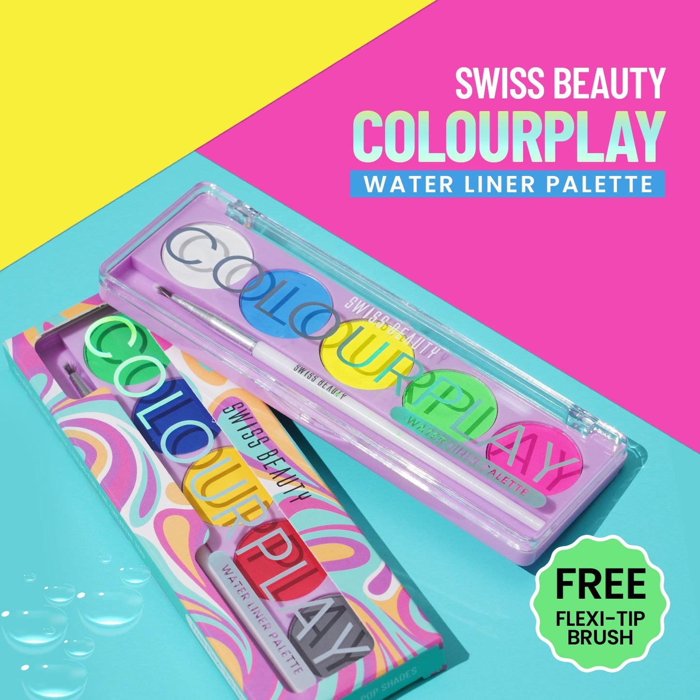 Swiss Beauty Colour Play Water Liner Palette | iBellaa