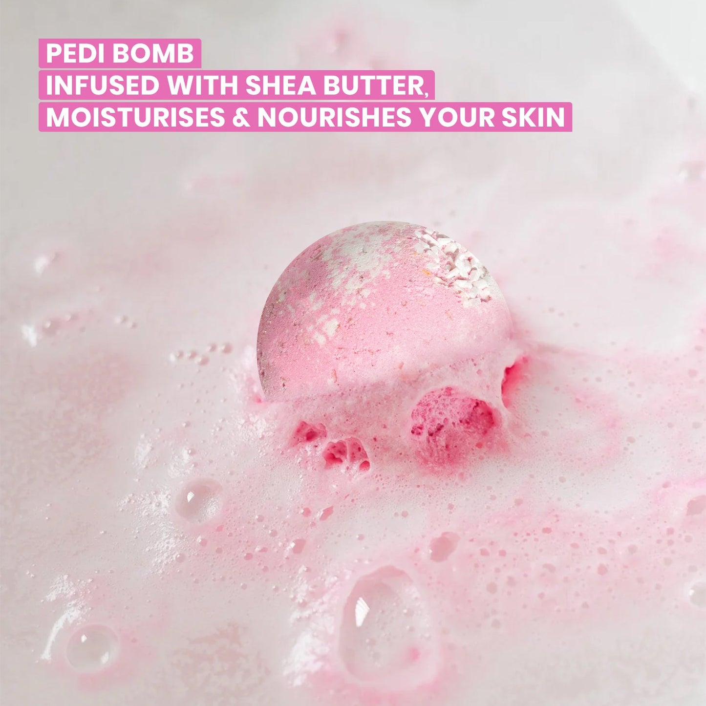 O3+ Pedilogix Scoop Bomb Pedicure | Soft, Moisturised Feet | 100g+10ml | iBellaa