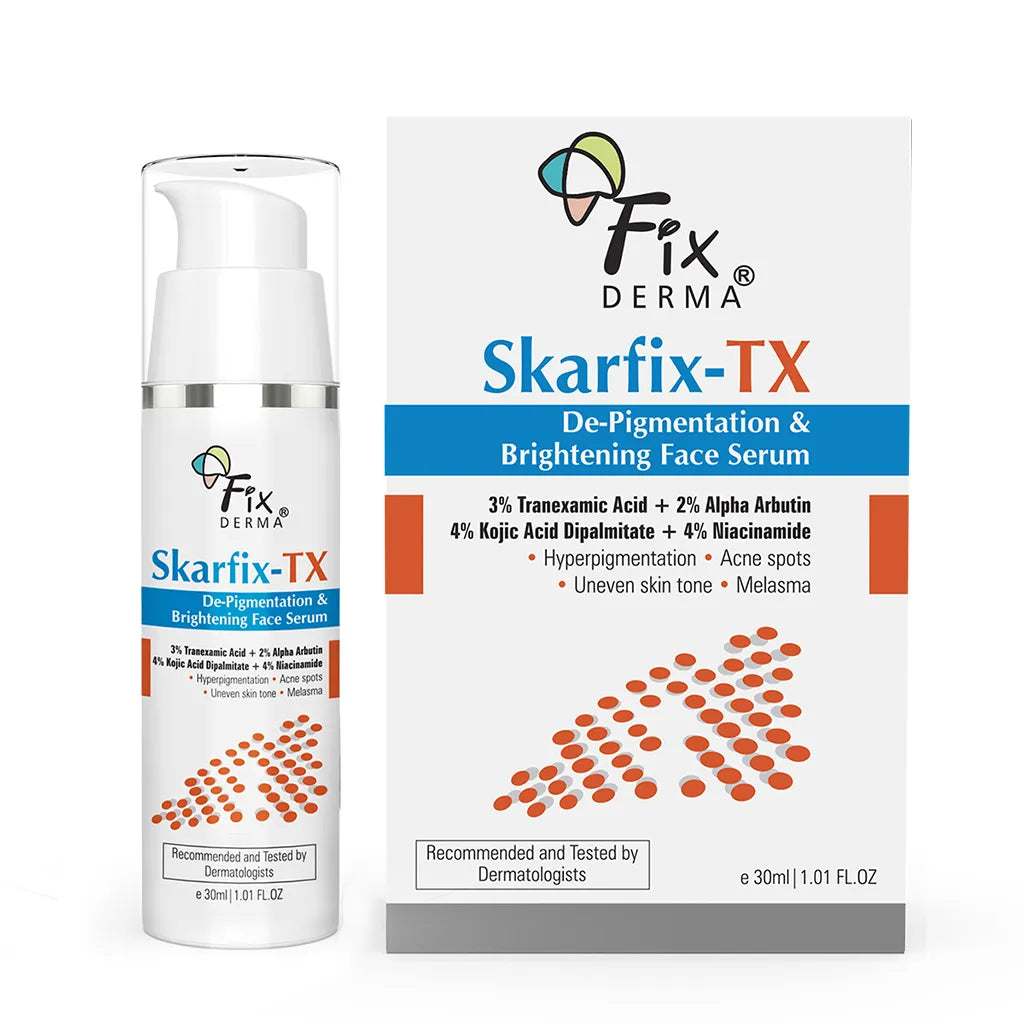 Fixderma Skarfix-TX De-Pigmentation & Brightening Face Serum | 30 ml | iBellaa