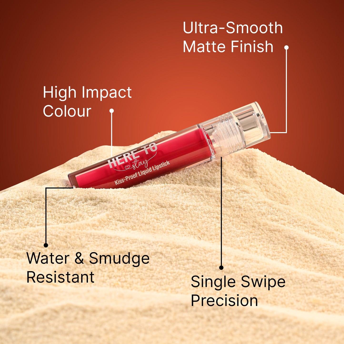Swiss Beauty Select Here To Stay Liquid Lipstick | 3 ml | iBellaa