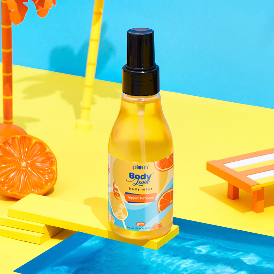 Plum Trippin' Mimosas Body Mist | Long-Lasting Citrus Fragrance | iBellaa