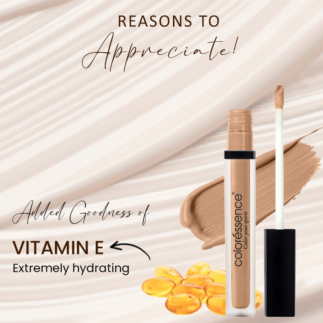 Coloressence Time to Prime High Coverage Concealer | 4.5 ml | iBellaa
