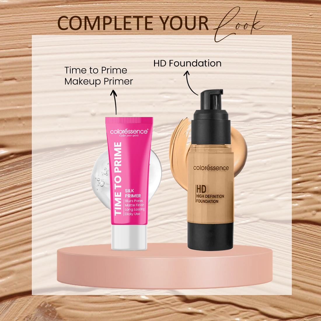 Coloressence Time to Prime High Coverage Concealer | 4.5 ml | iBellaa