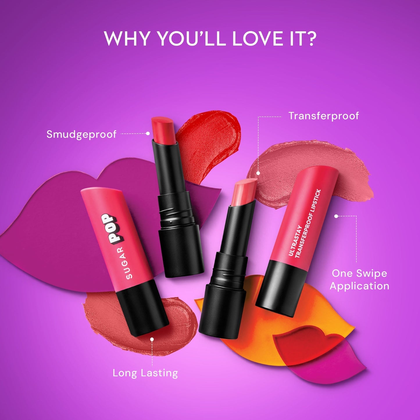 SUGAR Ultrastay Transferproof Lipstick | 4 g | iBellaa