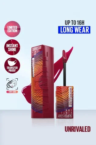 Maybelline New York SUPER STAY VINYL INK LIQUID LIP COLOR LTD EDITION MUSIC COLLECTION | iBellaa