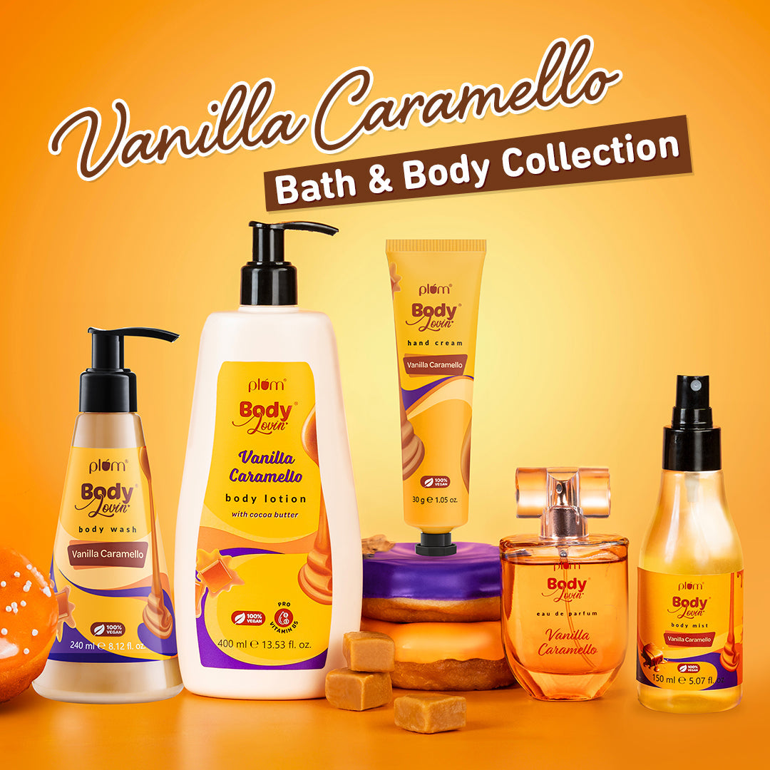 Plum Vanilla Caramello Hand Cream | Ultra-Moisturizing Shea Butter | 30 g | iBellaa