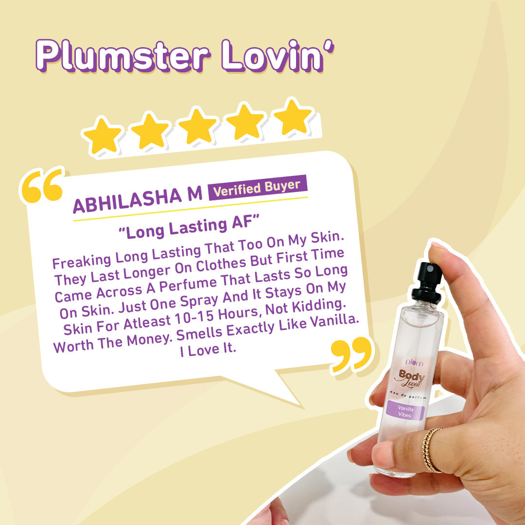 Plum Vanilla Vibes Eau De Parfum by Plum BodyLovin' | iBellaa