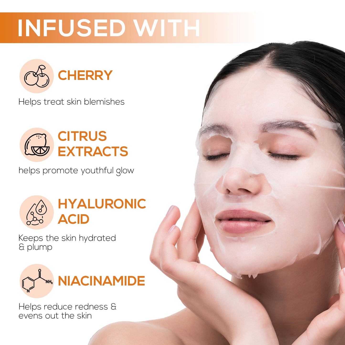 RENEE Vitamin C Sheet Mask, 20ml | iBellaa