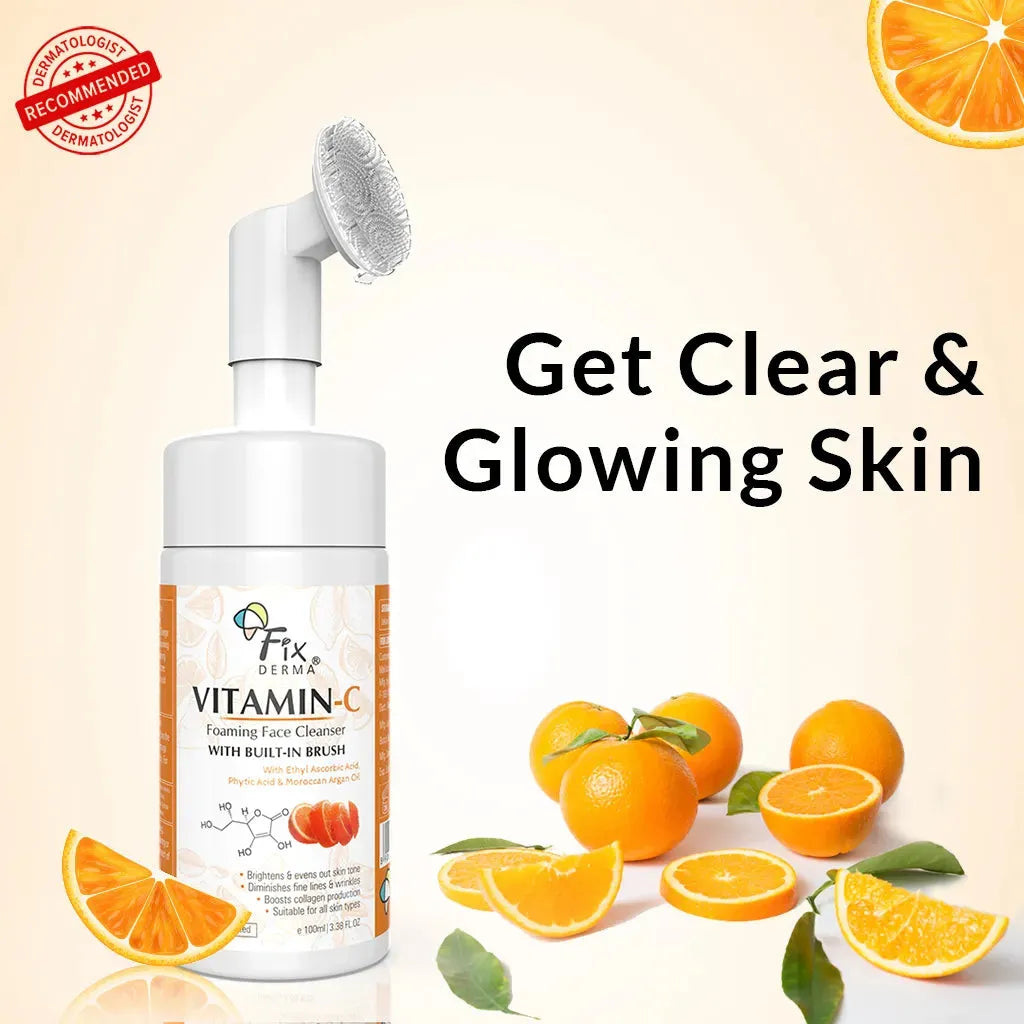 Fixderma Vitamin C Foaming Face Cleanser | 100 ml | iBellaa