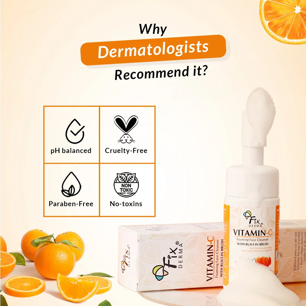 Fixderma Vitamin C Foaming Face Cleanser | 100 ml | iBellaa