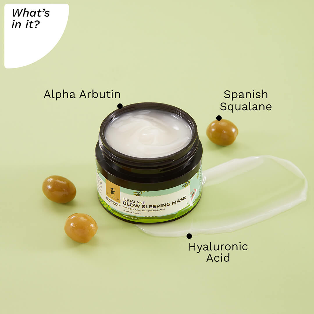 Pilgrim Squalane Glow Sleeping Mask | 50 g | iBellaa
