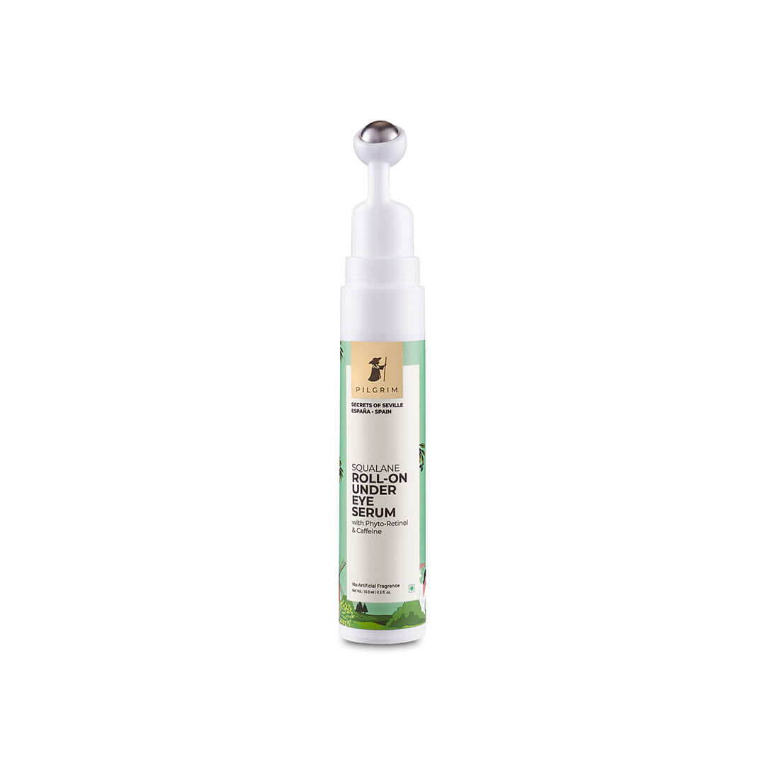 Pilgrim Squalane Roll-On Under Eye Serum | 15 ml | iBellaa