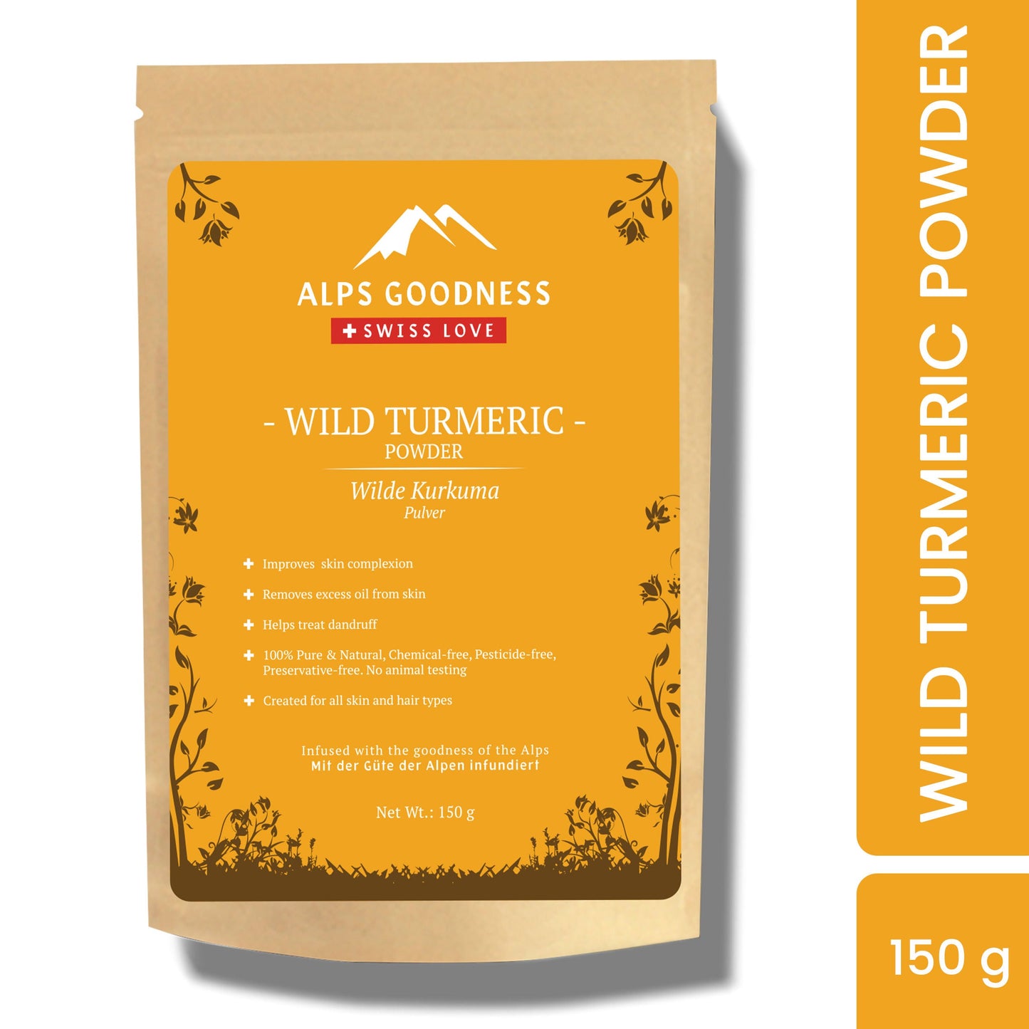 Alps Goodness Powder - Kasturi Haldi (150 gm) face Mask | iBellaa