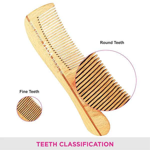 VEGA Boutique Wooden Comb - HMWC-06 | iBellaa