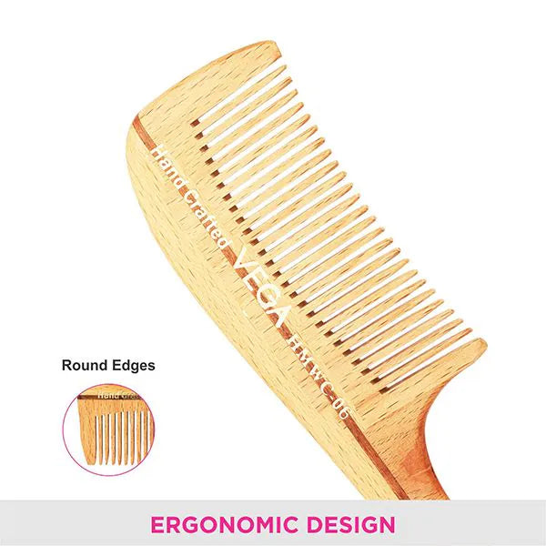 VEGA Boutique Wooden Comb - HMWC-06 | iBellaa