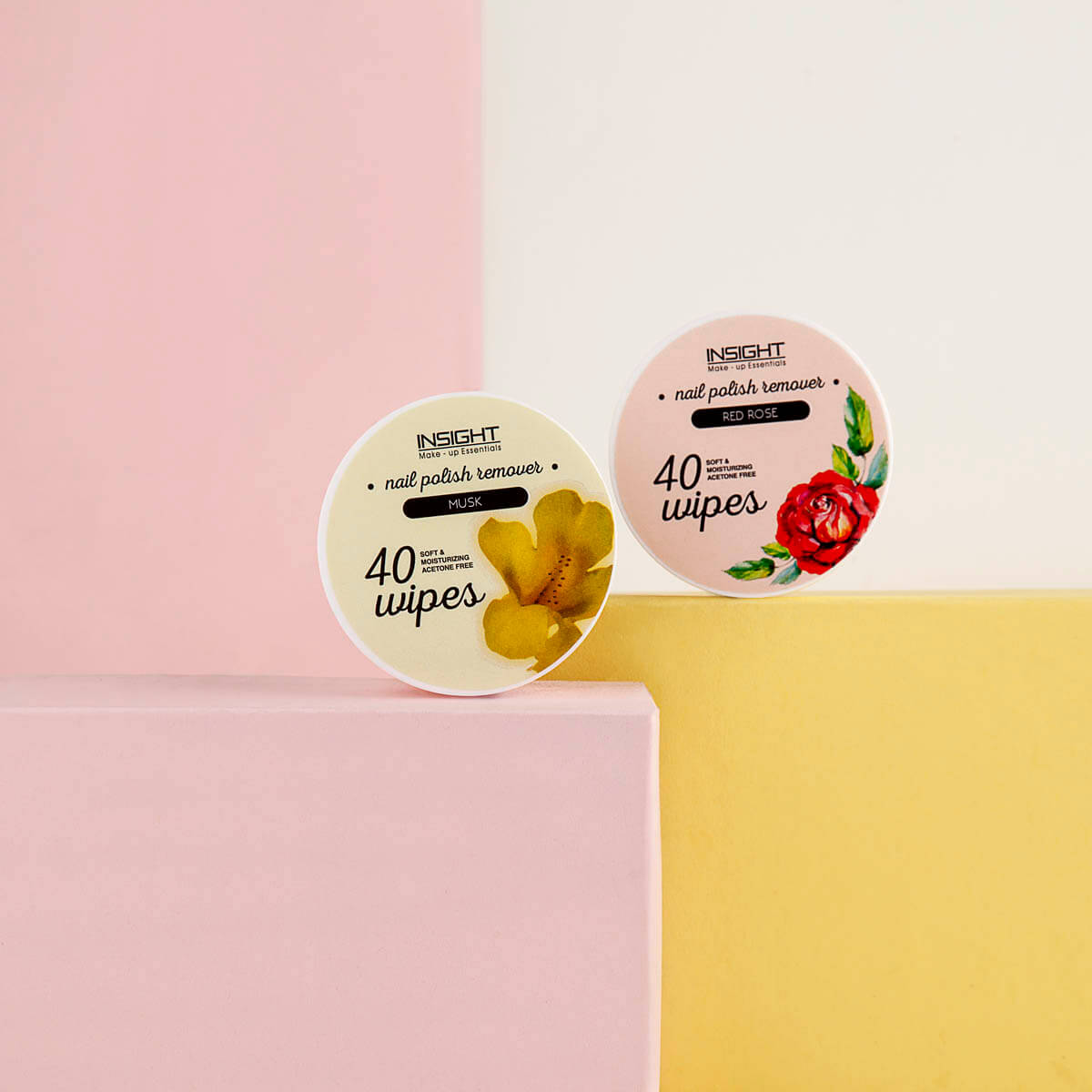 Insight Cosmetics Nail Polish Remover Wipes - 40 | 25 ml | iBellaa