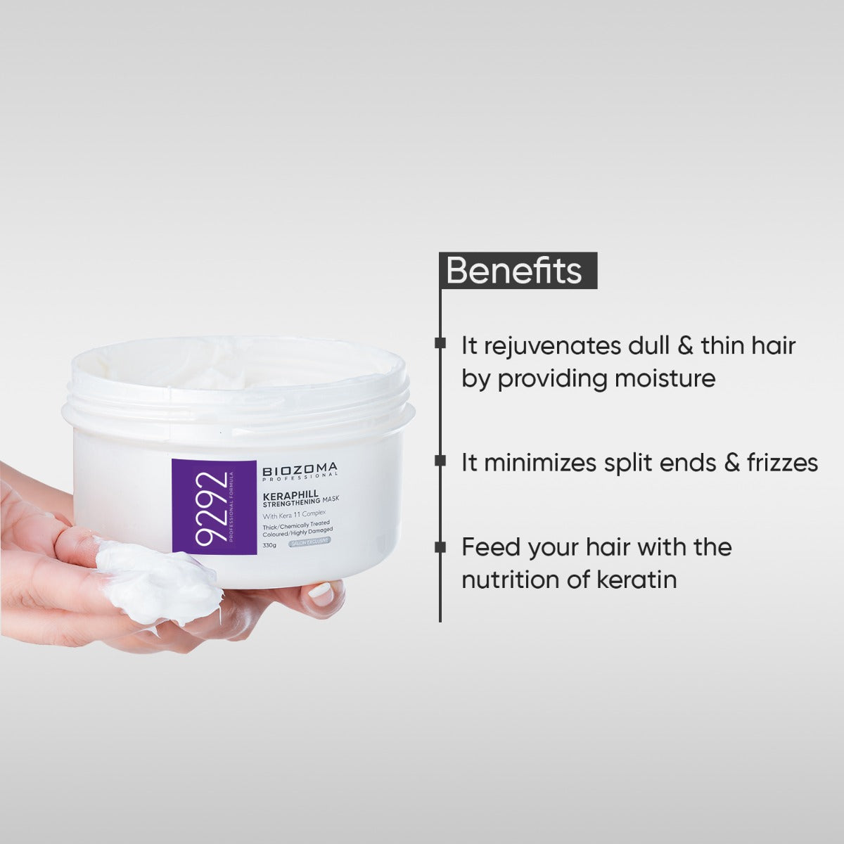 O3+ Keraphill Strengthening Hair Mask (330g) | iBellaa