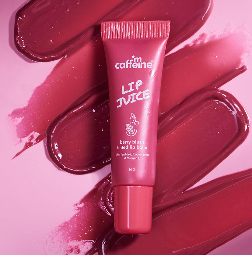 mCaffeine Lip Juice Tinted Lip Balm - Berry Blush - 10g | iBellaa