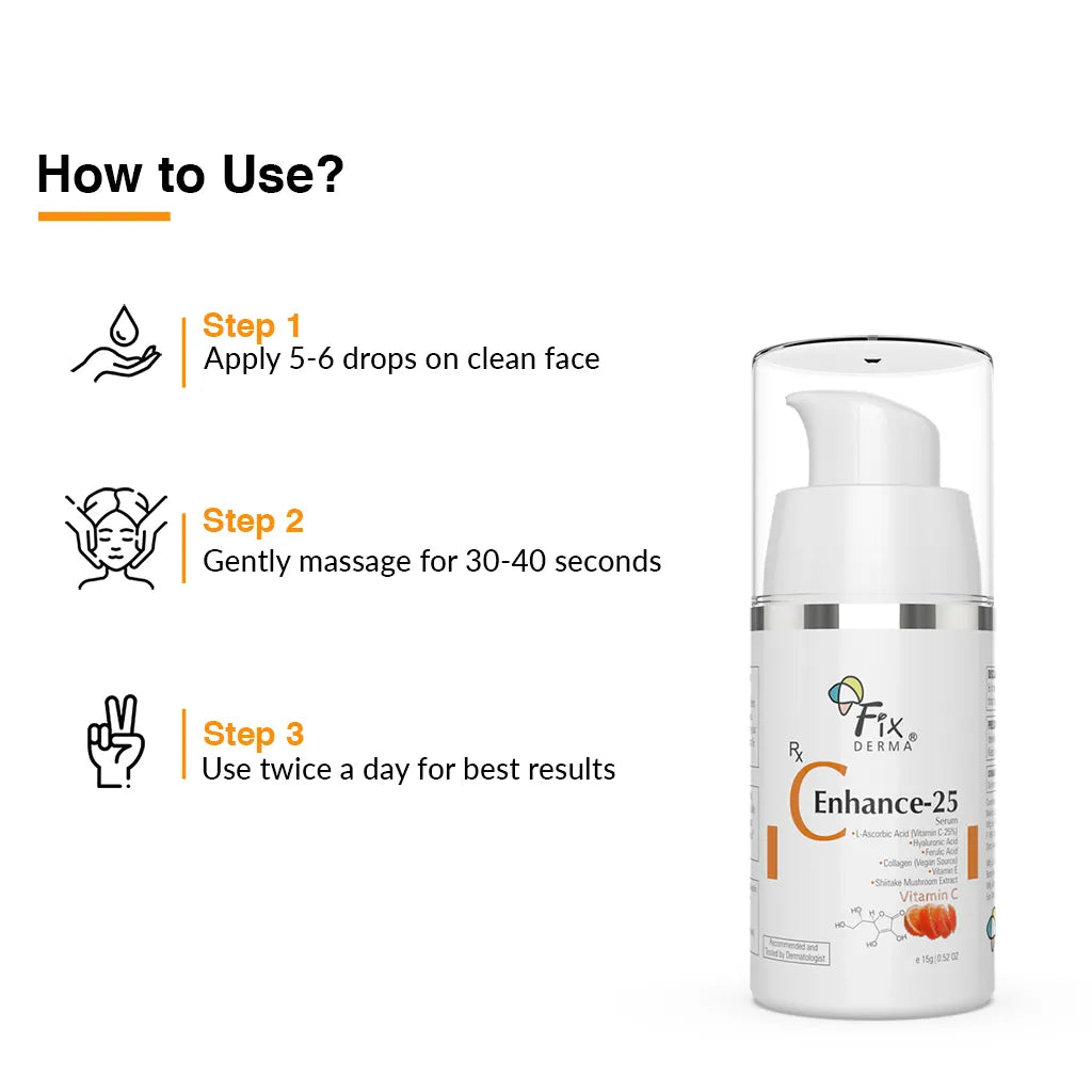 Fixderma C Enhance-25 Serum | 15 g | iBellaa