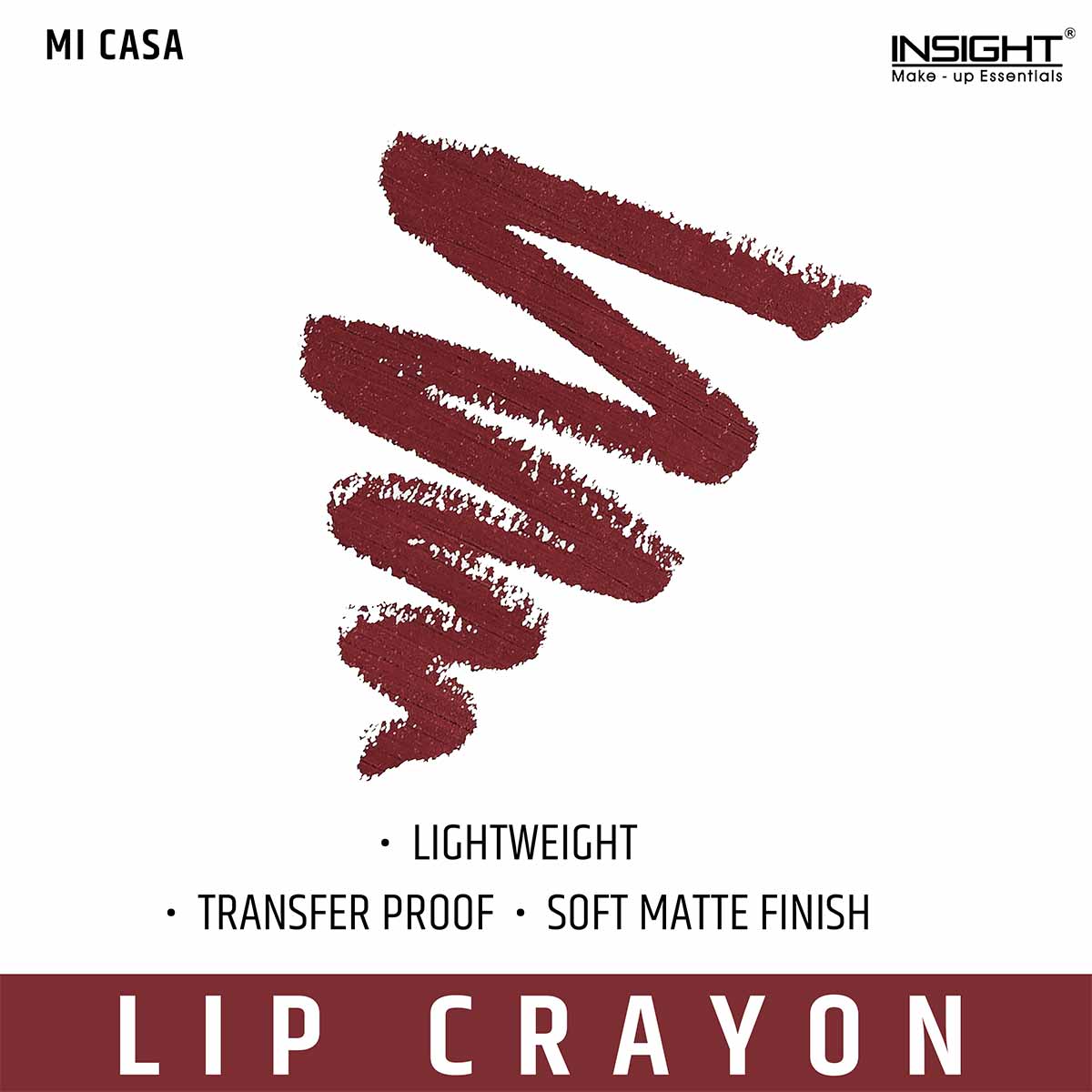 Insight Cosmetics Mega Last Crayon Lipstick | 1.3 g | iBellaa