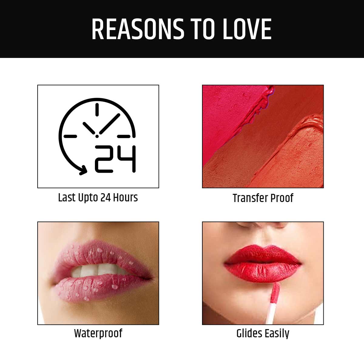 Insight Cosmetics Non transfer liquid lipstick | 4 ml | iBellaa