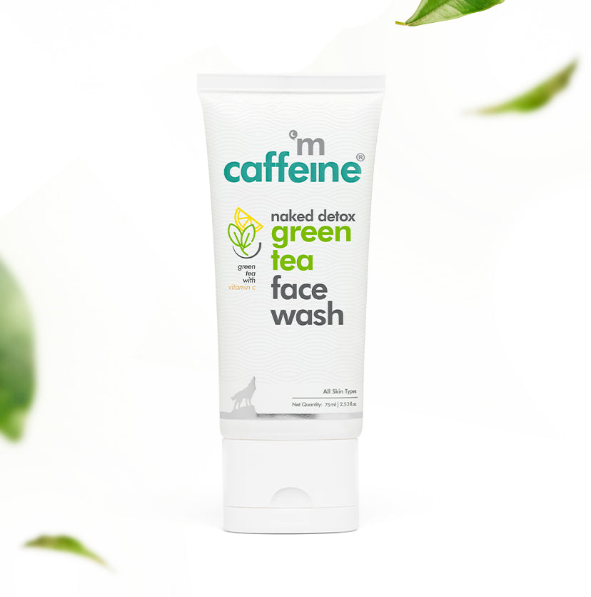 mCaffeine Green Tea Face Wash - 75ml | iBellaa