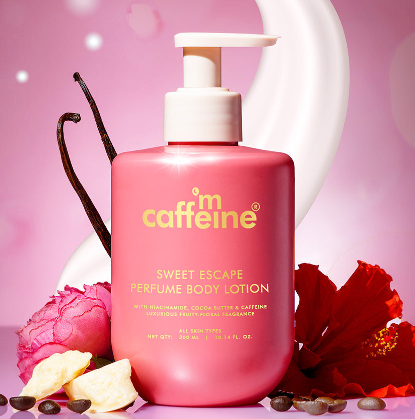 mCaffeine Sweet Escape Perfume Body Lotion | 300 ml | iBellaa