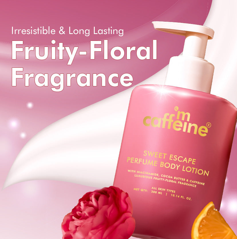 mCaffeine Sweet Escape Perfume Body Lotion | 300 ml | iBellaa