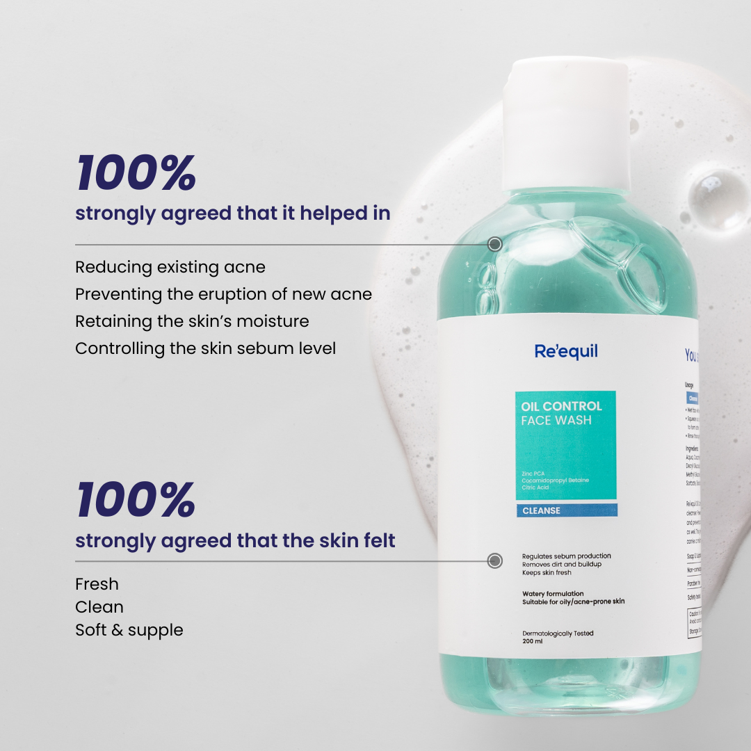 Re'equil Oil Control Face Wash | 200 ml | iBellaa