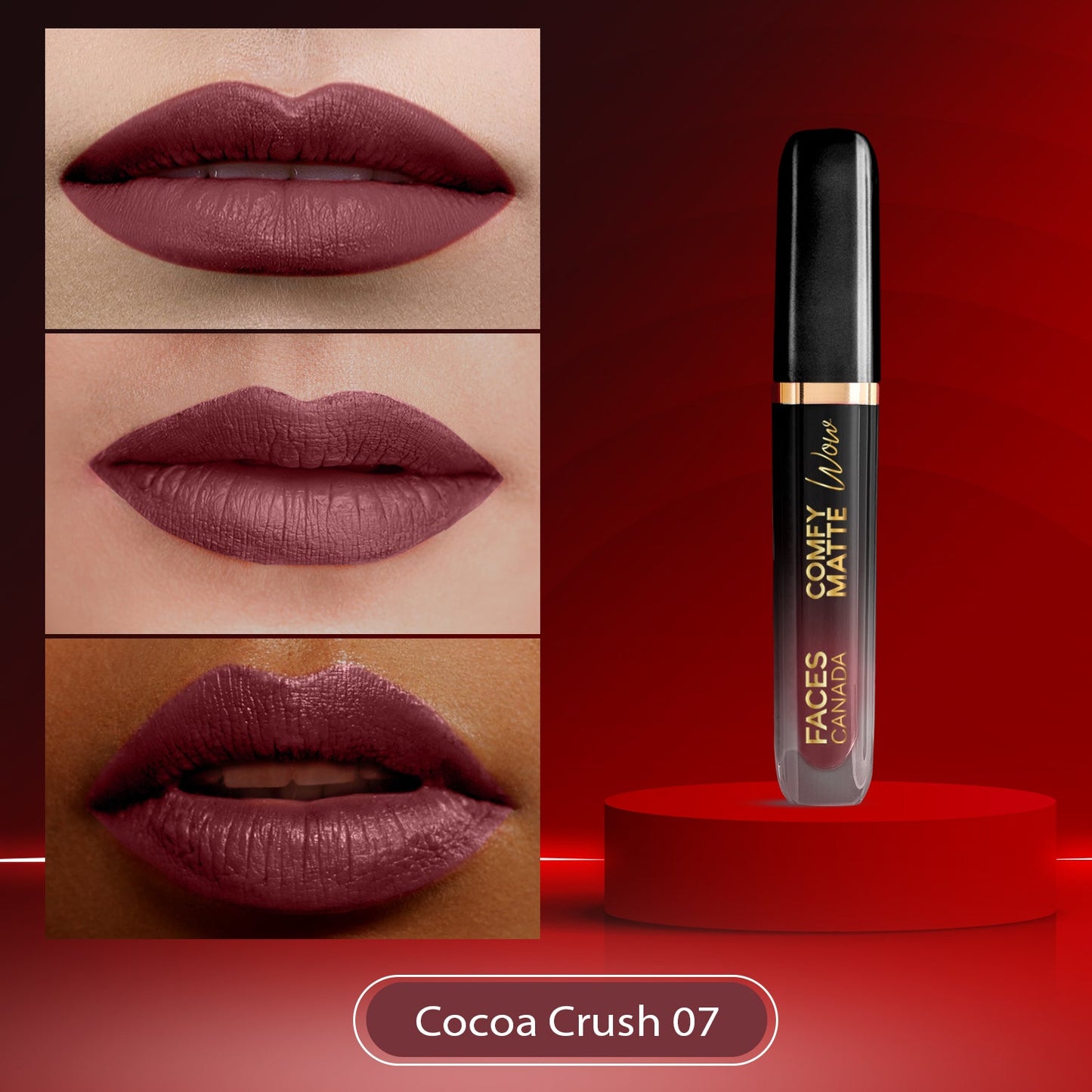 Faces Canada Comfy Matte Wow Liquid Lipstick | 3.8 ml | iBellaa