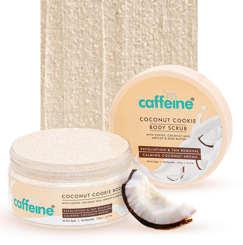 mCaffeine Coconut Cookie Body Scrub - 175g | iBellaa