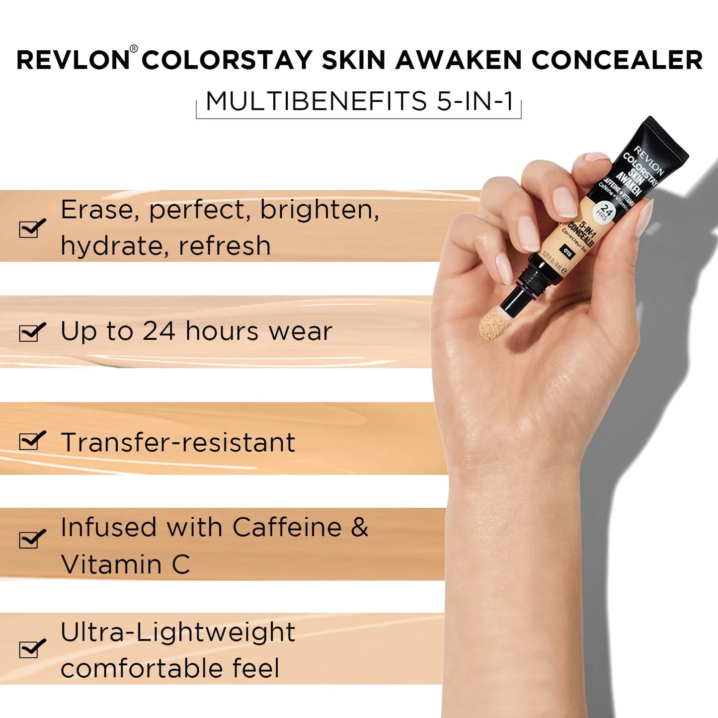 Revlon ColorStay Skin Awaken™ 5-in-1 Concealer | 8 ml | iBellaa