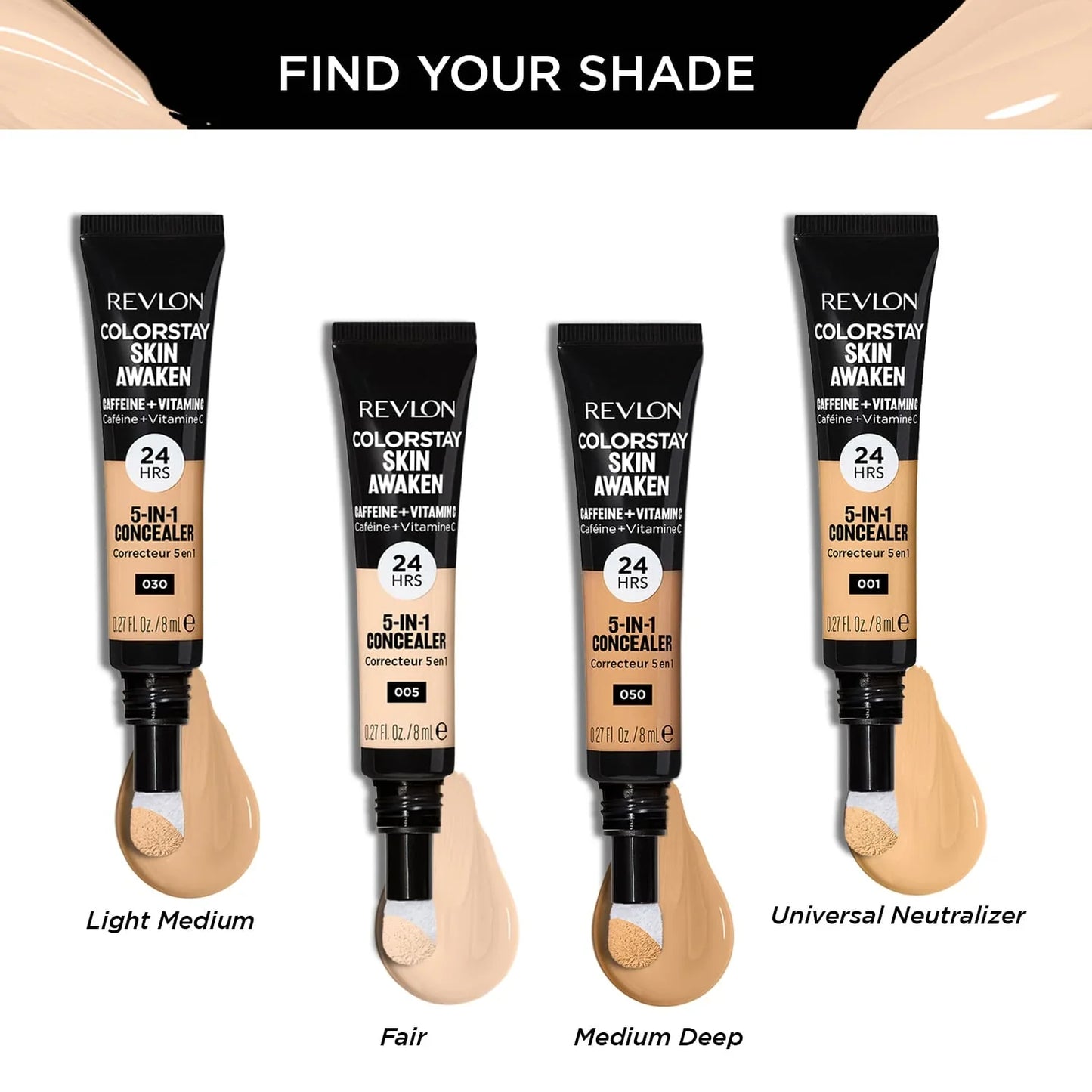 Revlon ColorStay Skin Awaken™ 5-in-1 Concealer | 8 ml | iBellaa