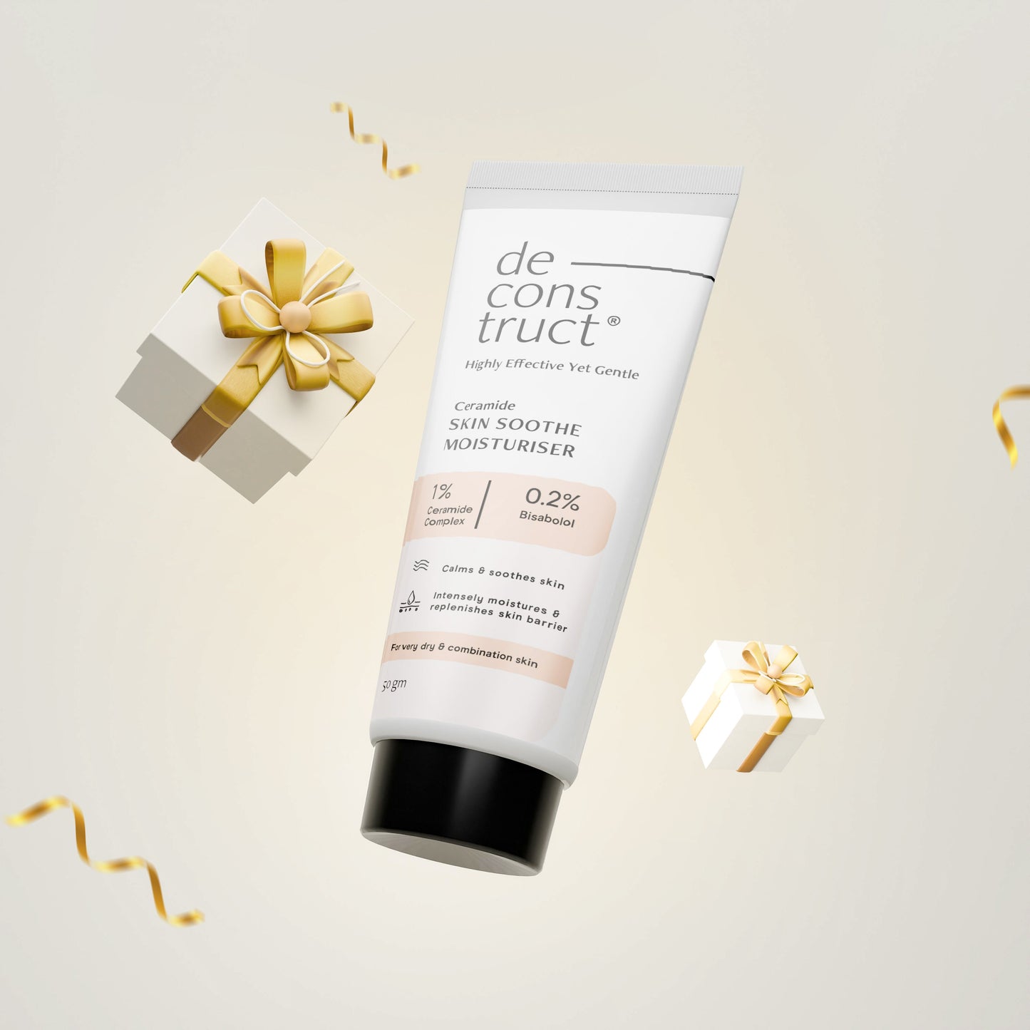 Deconstruct Skin Soothe Moisturizer - 1% Ceramide + 0.2% Bisabolol | 50 g | iBellaa