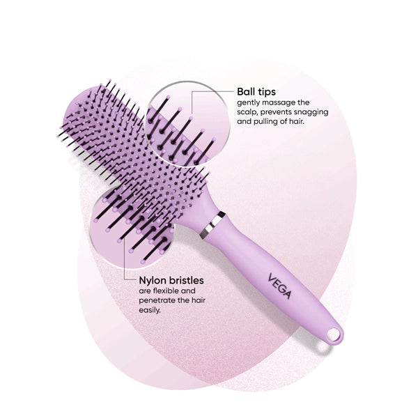 VEGA Flat Hair Brush - E32-FB | iBellaa