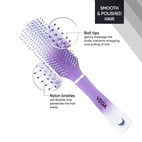 VEGA Flat Hair Brush - E37-FB | iBellaa