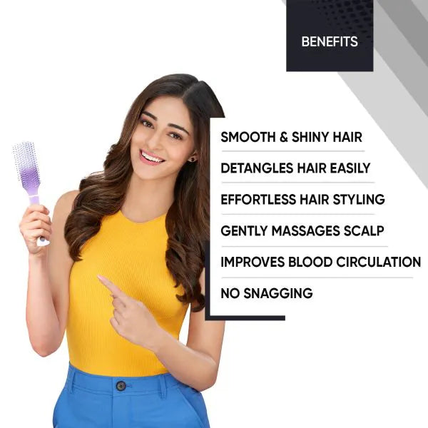 VEGA Flat Hair Brush - E37-FB | iBellaa