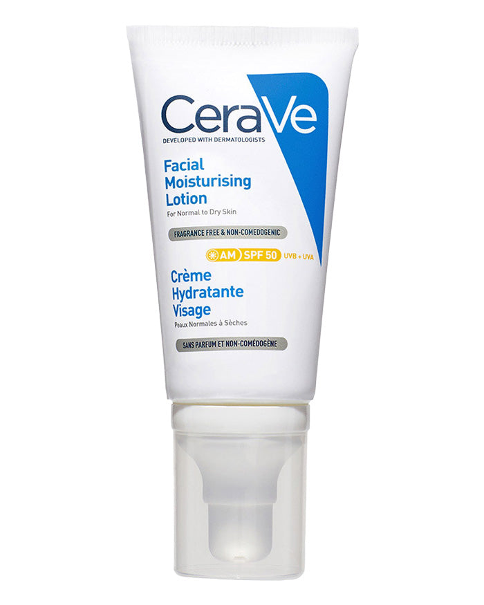 CeraVe AM Facial Moisturising Lotion with SPF 50 | 50 g | iBellaa