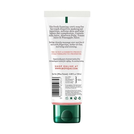 Biotique Fruit Brightening Face Wash | iBellaa
