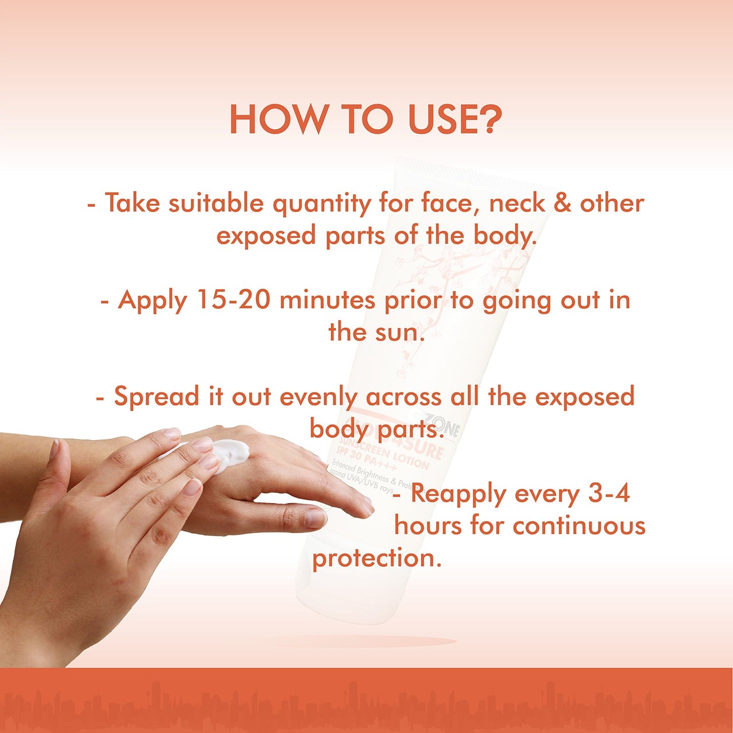 Ozone Glow4Sure Sunscreen Lotion | 100 ml | iBellaa