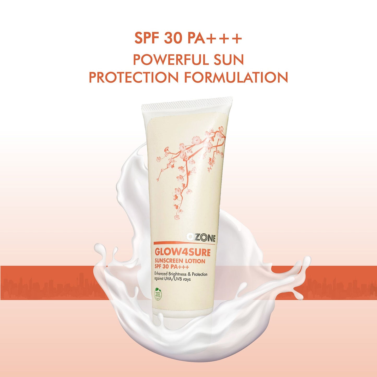 Ozone Glow4Sure Sunscreen Lotion | 100 ml | iBellaa