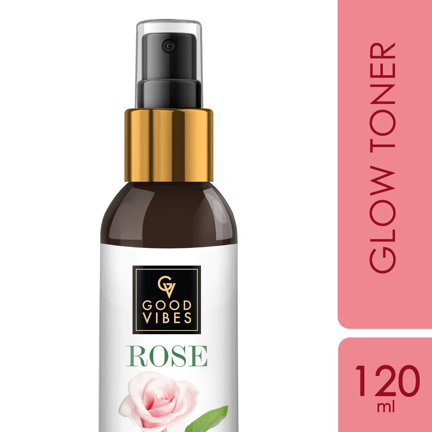 Good Vibes Rose Glow Toner - Lightweight, Brightening | 120 ml | iBellaa
