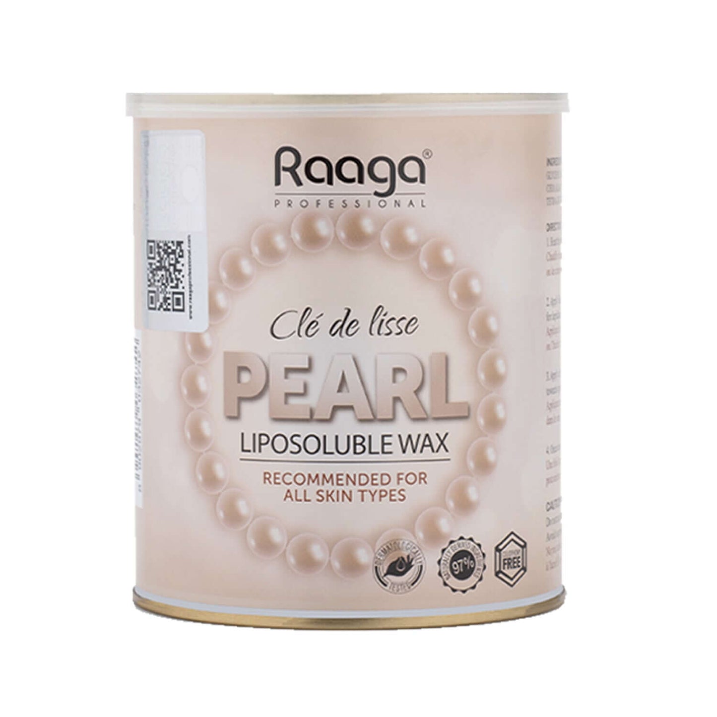 Raaga Professional Pearl Liposoluble Body Wax (800 ml) | iBellaa